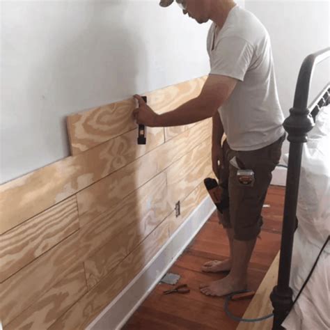 cutting electrical boxes in ship lap|diy shiplap boards.